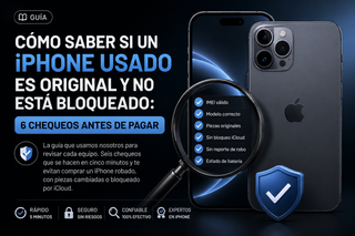 Cómo saber si un iPhone usado es original y no está bloqueado: 6 chequeos antes de pagar