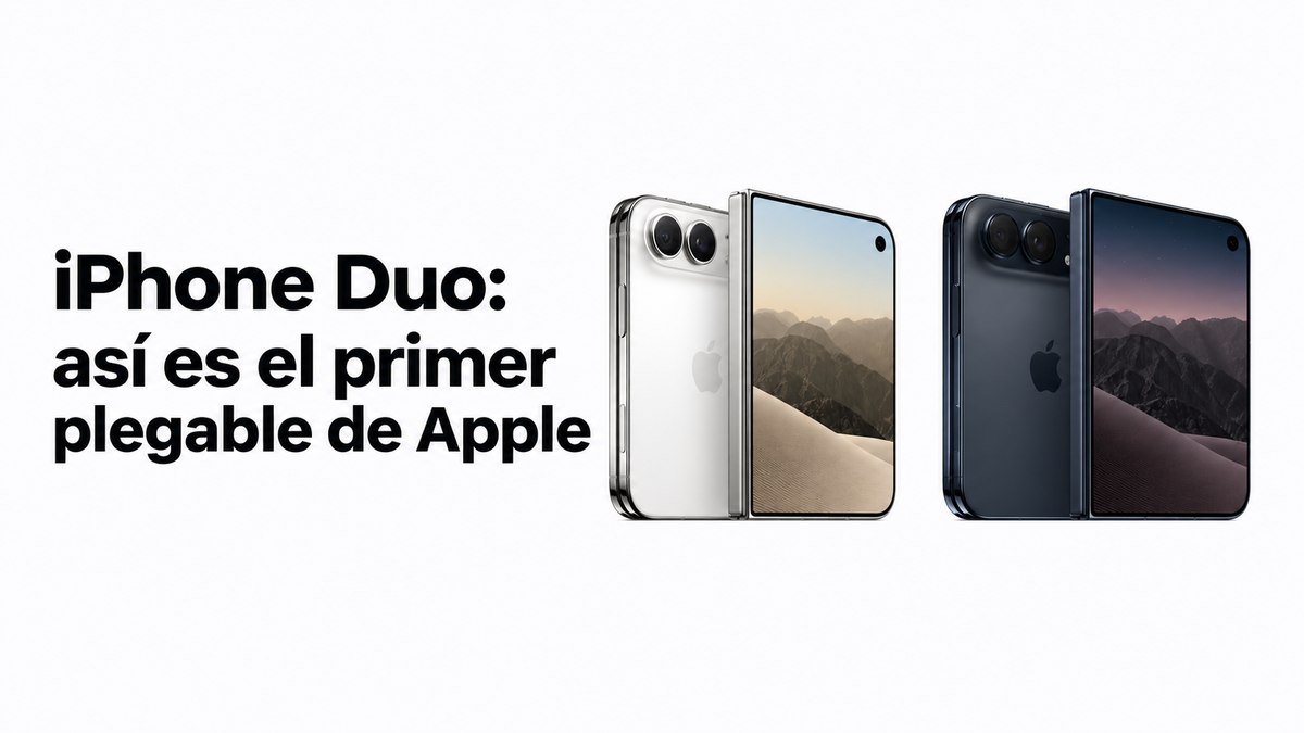 iPhone Duo: así es el primer plegable de Apple